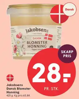 SPAR Jakobsens Dansk Blomster Honning tilbud