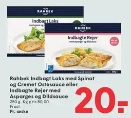 SPAR Rahbek Indbagt Laks / Indbagte Rejer tilbud
