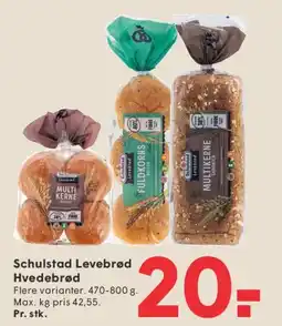 SPAR Schulstad Levebrød Hvedebrød tilbud