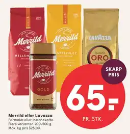 SPAR Merrild eller Lavazza tilbud