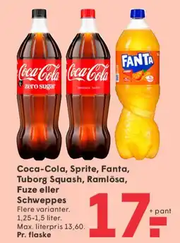 SPAR Coca‑Cola / Fanta / Sprite tilbud