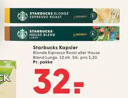 SPAR Starbucks Kapsler tilbud