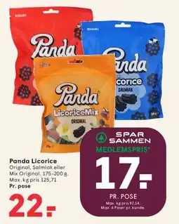 SPAR Panda Licorice tilbud