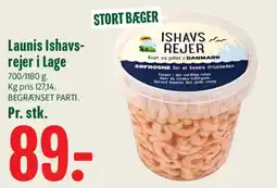 Min Købmand Launis Ishavs-rejer i Lage tilbud