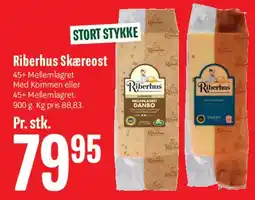 Min Købmand Riberhus Skæreost tilbud