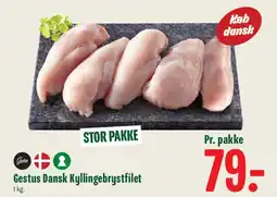 Min Købmand Gestus Dansk Kyllingebrystfilet tilbud