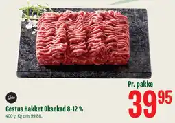 Min Købmand Gestus Hakket Oksekød 8-12 % tilbud
