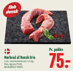 Min Købmand Mørbrad af Dansk Gris tilbud