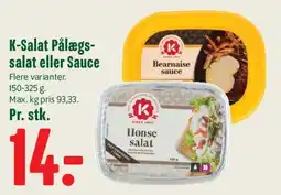 Min Købmand K-Salat Pålægssalat eller Sauce tilbud