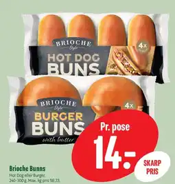 Min Købmand Brioche Buns (Hot Dog / Burger) tilbud
