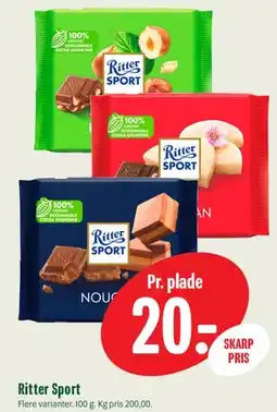 Min Købmand Ritter Sport tilbud