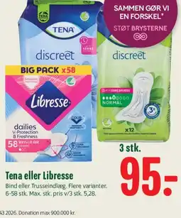 Min Købmand Tena eller Libresse tilbud