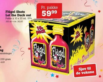 Poetzsch Padborg Flügel Shots Let the Duck out tilbud