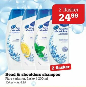 Head & shoulders shampoo