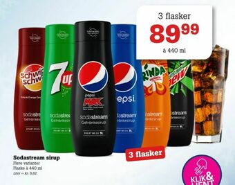Poetzsch Padborg Sodastream sirup tilbud