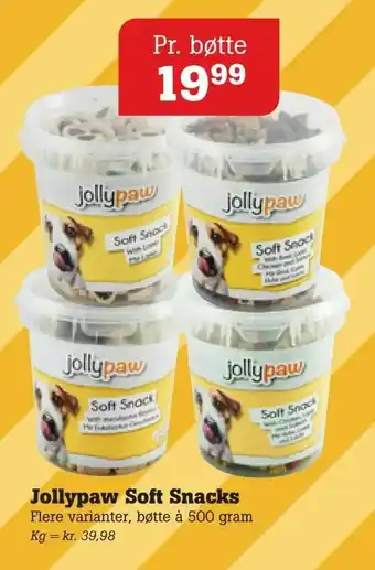 Poetzsch Padborg Jollypaw Soft Snacks tilbud