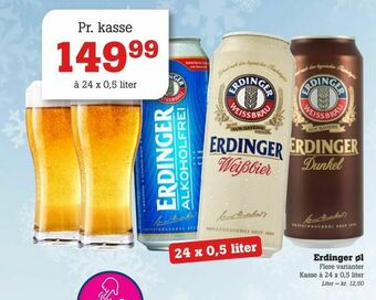 Poetzsch Padborg Erdinger øl tilbud