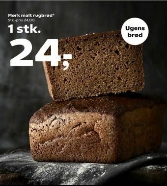SuperBrugsen Mørk malt rugbrød tilbud