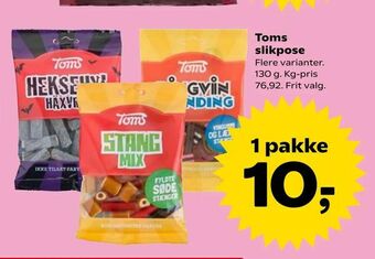 SuperBrugsen Toms slikpose tilbud
