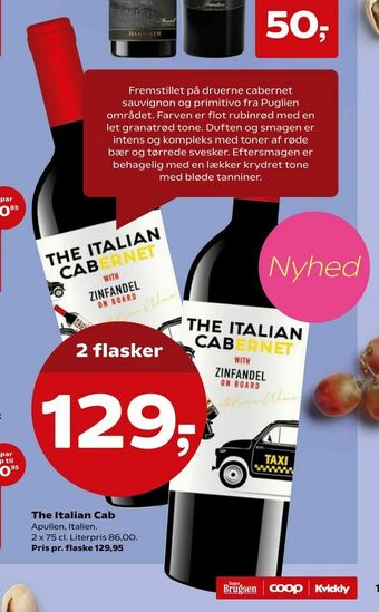 SuperBrugsen The Italian Cab tilbud