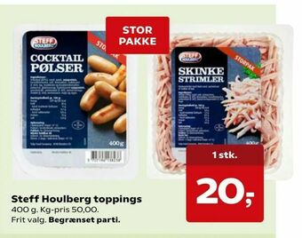 SuperBrugsen Steff Houlberg toppings tilbud