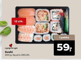 SuperBrugsen Sushi tilbud