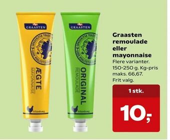 SuperBrugsen Graasten remoulade eller mayonnaise tilbud