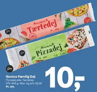 Gestus Færdig Dej (Pizzadej / Tærtedej)