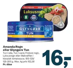 Let-Køb Amanda Rogn eller Glyngøre Tun tilbud