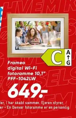 Bilka Frameo digital Wi‑Fi fotoramme 10,1 PFF-1042LW tilbud