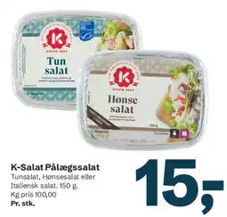 Let-Køb K-Salat Pålægssalat tilbud