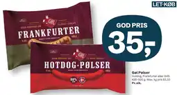 Let-Køb Gøl Pølser (Hotdog / Frankfurter / Grill) tilbud