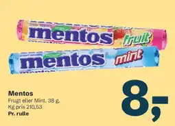 Let-Køb Mentos tilbud