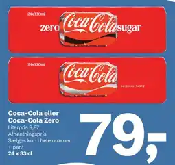 Let-Køb Coca-Cola eller Coca-Cola Zero tilbud