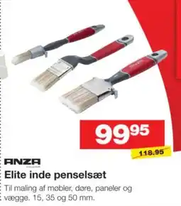 Bauhaus Anza elite inde penselsæt tilbud