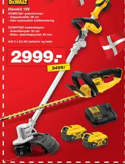 Bauhaus DeWalt havekit 18V tilbud