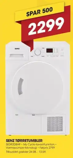 Punkt1 Senz tørretumbler tilbud