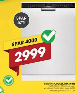 Punkt1 Siemens opvaskemaskine tilbud