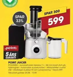 Punkt1 Point juicer tilbud