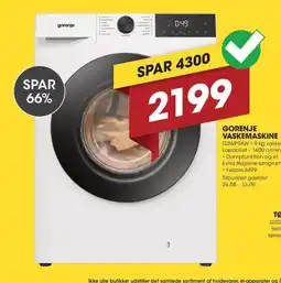 Punkt1 Gorenje vaskemaskine tilbud