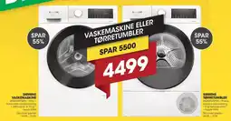 Punkt1 Siemens vaskemaskine eller tørretumbler tilbud