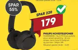 Punkt1 Philips hovedtelefoner tilbud
