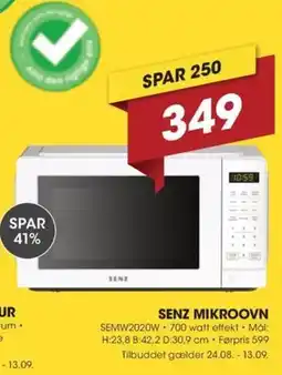 Punkt1 Senz mikroovn tilbud