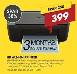Punkt1 Hp alt-i-en printer tilbud