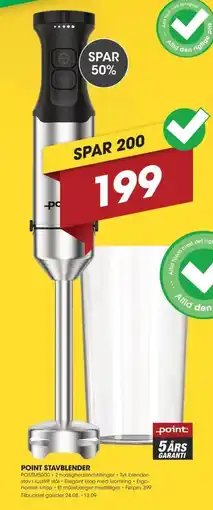 Punkt1 Point stavblender tilbud