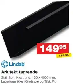 Bauhaus Lindab Arkitekt tagrende tilbud