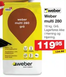 Bauhaus weber multi 280 tilbud