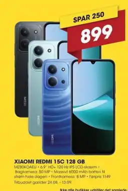Punkt1 Xiaomi Redmi 15C 128 GB tilbud