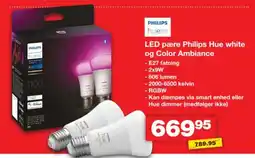Bauhaus Philips Hue white og Color Ambiance tilbud