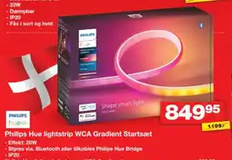 Bauhaus Philips Hue lightstrip WCA Gradient Startsæt tilbud